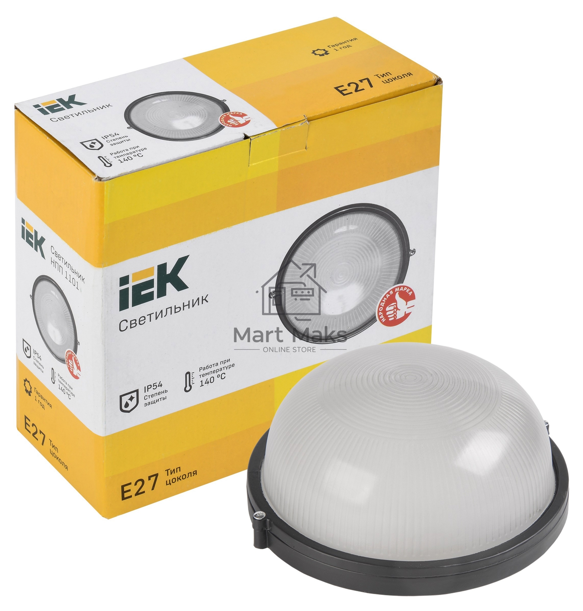 Светильник IEK 100Вт черный (LNPP0-1101-1-100-K02)