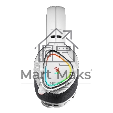 Гарнитура проводная с микрофоном A4Tech Bloody MR710 серый BT оголовье (MR710 GREY)