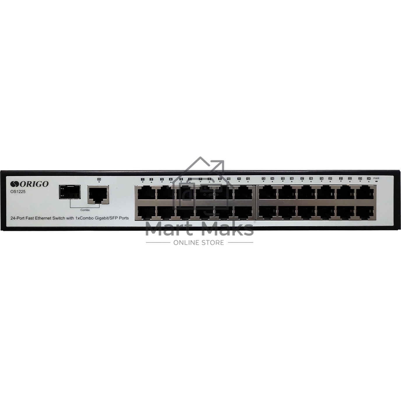 Неуправляемый 25-портовый коммутатор 100 Мбит/с ORIGO OS1225/A1A с гигабитным комбо-портом