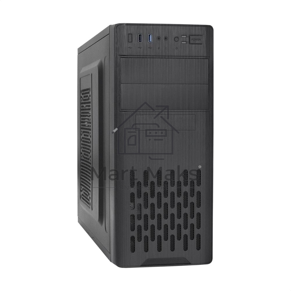 Компьютерный корпус Miditower ExeGate CP-606U (ATX, без БП, 1*USB+1*USB3.0, аудио)