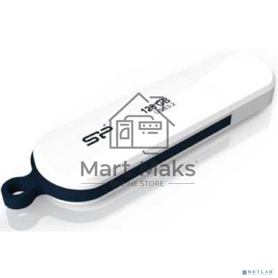 Флешка USB R/W R/W 128Gb Silicon Power Blaze B32, USB 3.2, белый