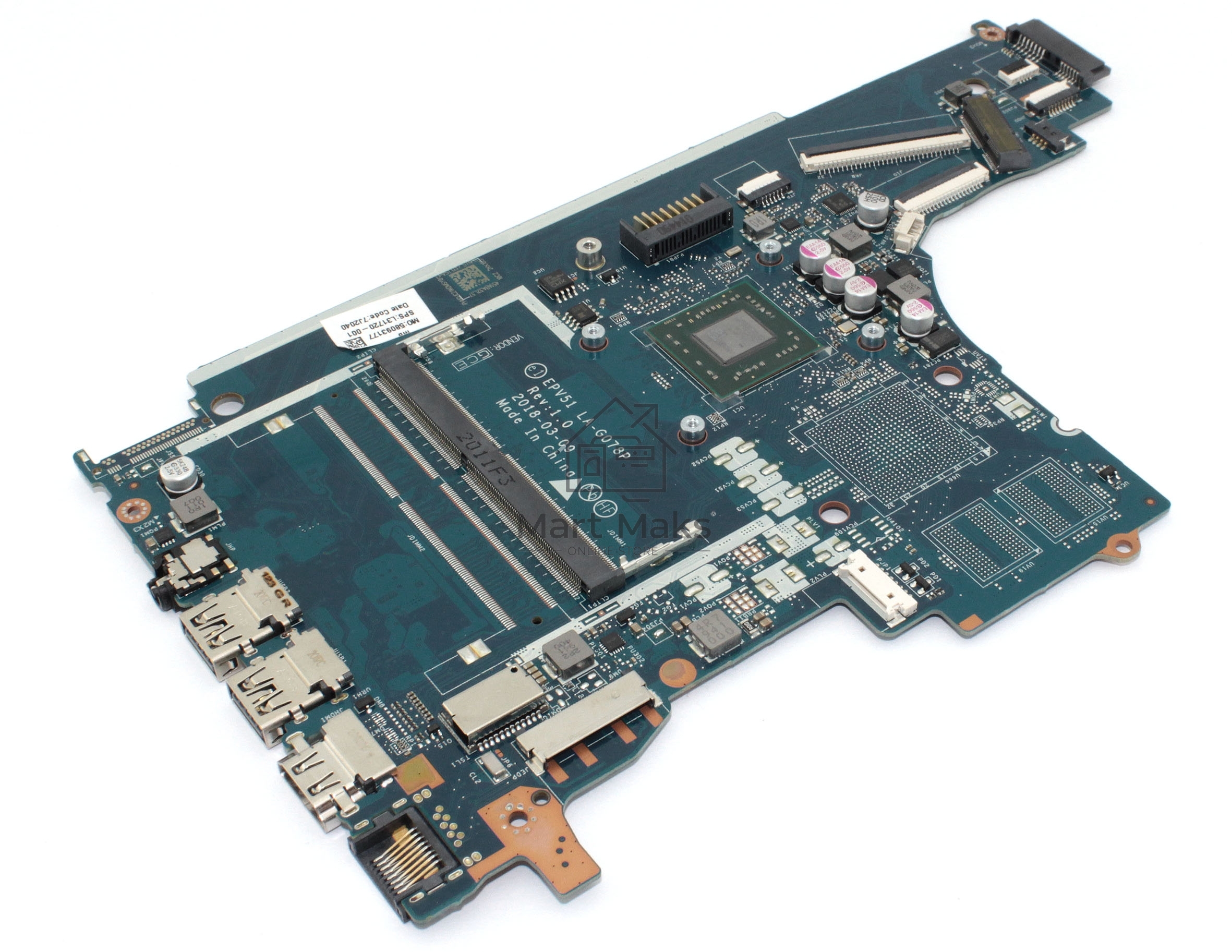 Материнская плата LA-G078P HP 255 G7 15T-DB 15-DB 15-DA A4-9125 UMA