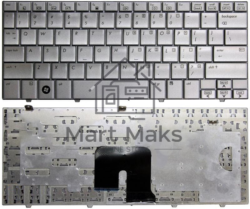 Клавиатура для ноутбука HP Mini 2133 2140 серебристая