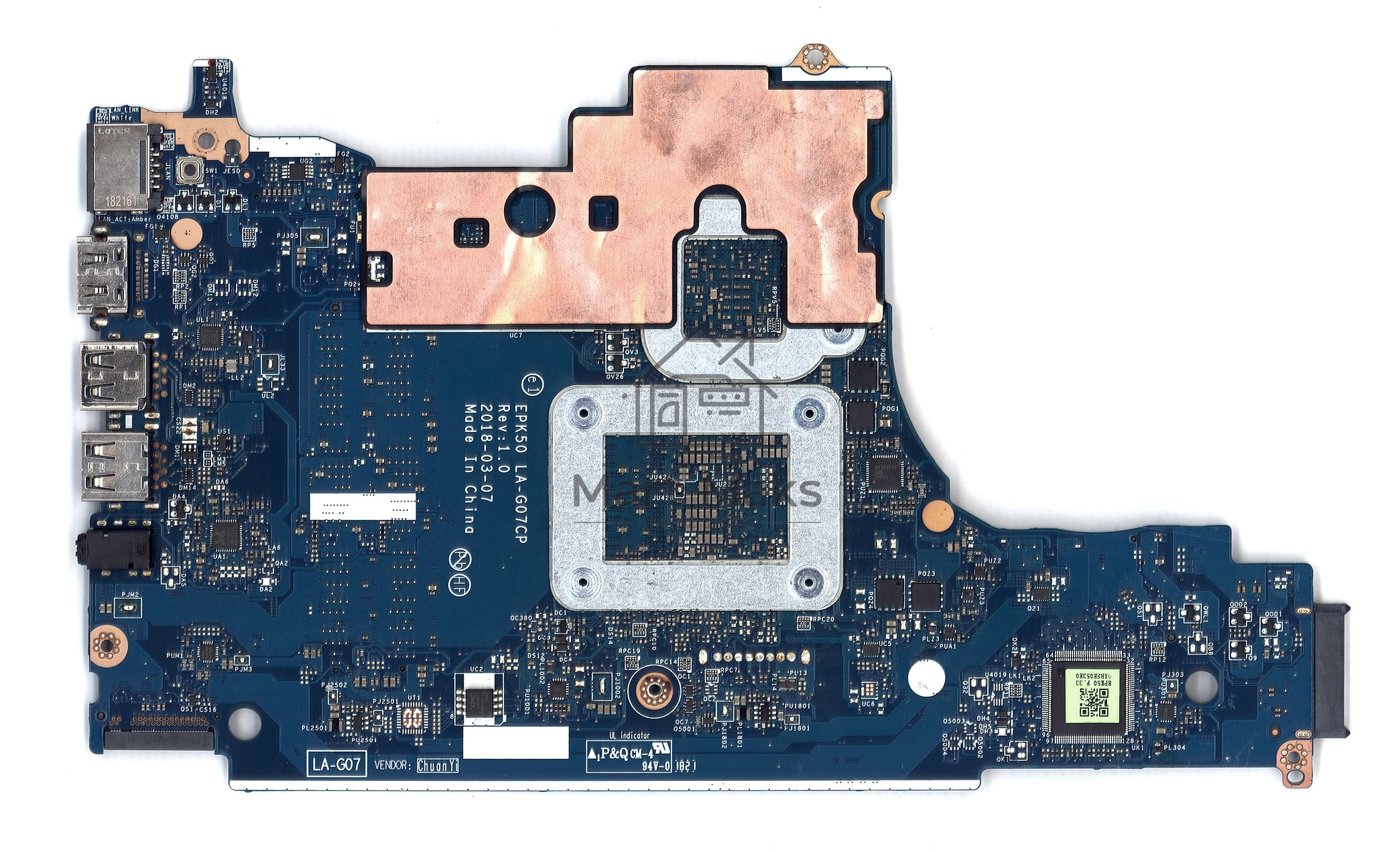 Материнская плата EPK50 LA-G07CP HP Pavilion 250 G7 256 G7 15-DA I7-8550U MX130