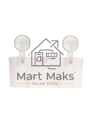 Полка для ванной комнаты HALSA HLS-F-103W на вакуумной присоске, прямая