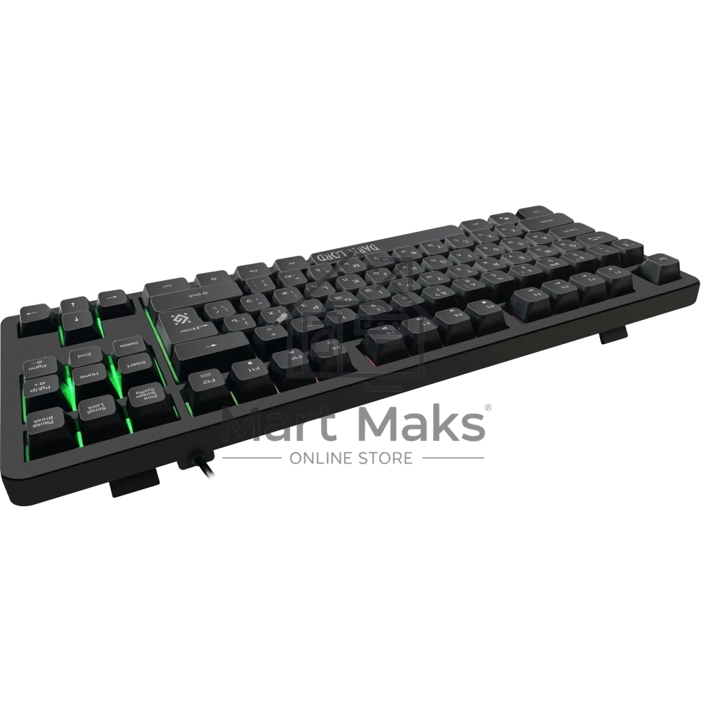 Клавиатура Defender Dark Lord GK-580 проводная, USB, черный