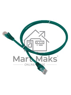 Патч-корд LANMASTER LSZH UTP кат.5e, 2.0 м, зеленый