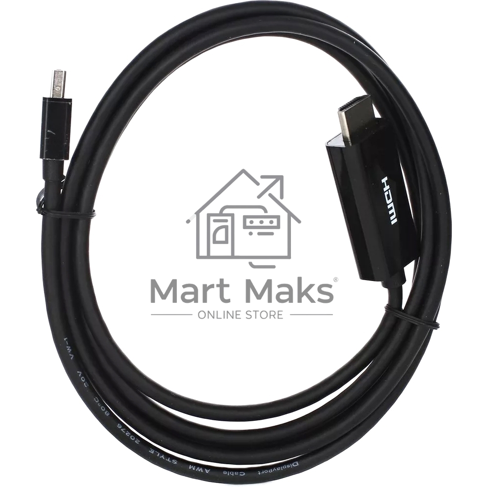 Кабель-переходник Mini DisplayPort M => HDMI M 1.8m Telecom (TA695-1.8m)