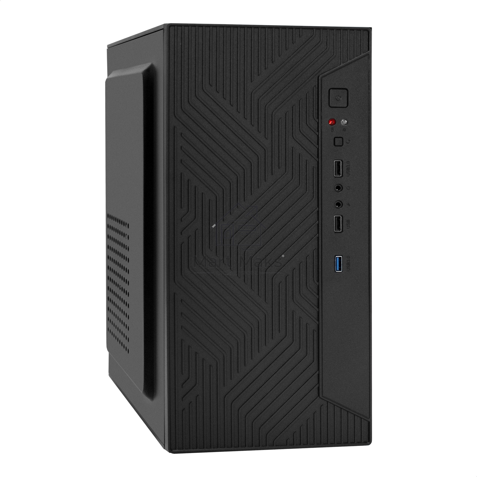 Компьютерный корпус Minitower ExeGate BAA-303U-UNS400 (mATX, БП UNS400 с вент. 12см, 2*USB+1*USB3.0, HD Audio, черный)