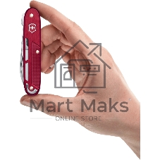 Нож перочинный Victorinox Synergy X Alox (0.8226.20) 93мм 10функц. красный карт.коробка