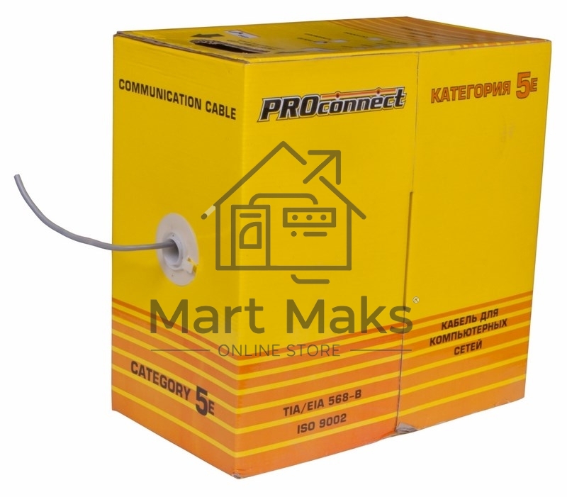 Кабель Proconnect (01-0043-3) Кабель UTP CAT5e 4 пары (305м) 0.51 мм CCA