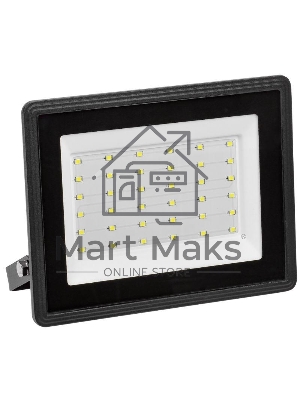 Прожектор Iek LPDO601-50-40-K02 СДО 06-50 светодиодный черный IP65 4000 K IEK