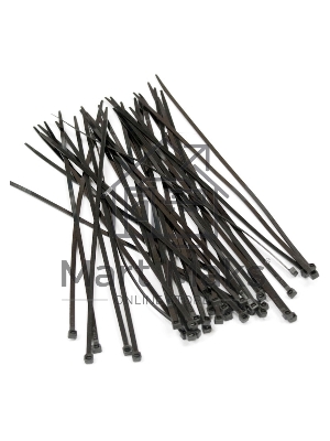 Стяжка Hyperline GT-250IBC нейлоновая неоткрывающаяся, безгалогенная (halogen free), 250x3.6мм, черная, (100 шт)