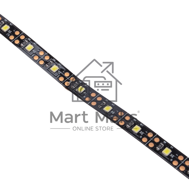 Лента LED с USB-коннектором 5 В IP23 SMD 2835 60 LED/м 2 м теплый белый (2700 K) LAMPER