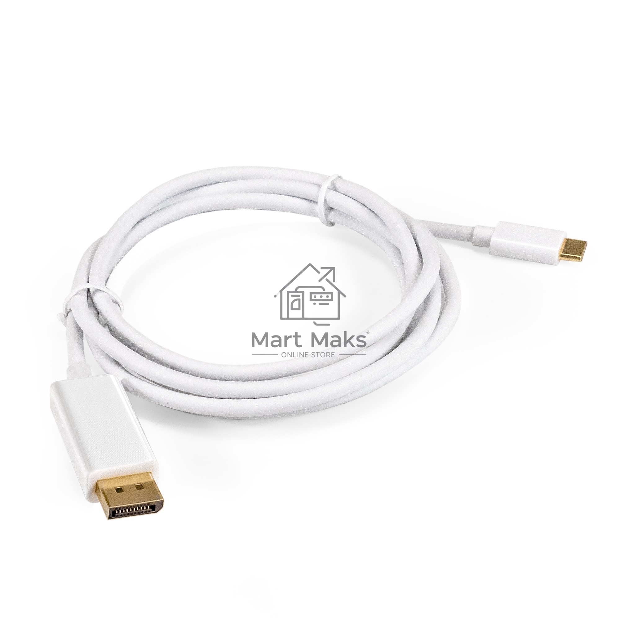 Кабель-адаптер Type C-DP ExeGate EX-CM-DP20M-1.0 (USB Type C/20M, 1,0м)