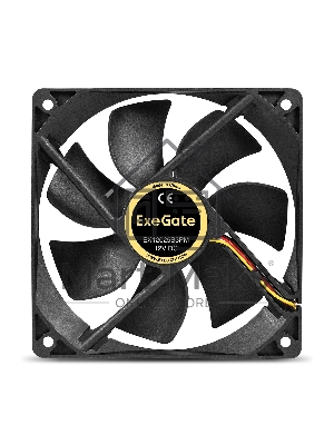 Вентилятор для корпуса ExeGate EX12025B3PM черный, 120 мм, 1550 об/мин, 25 дБ, 3 pin