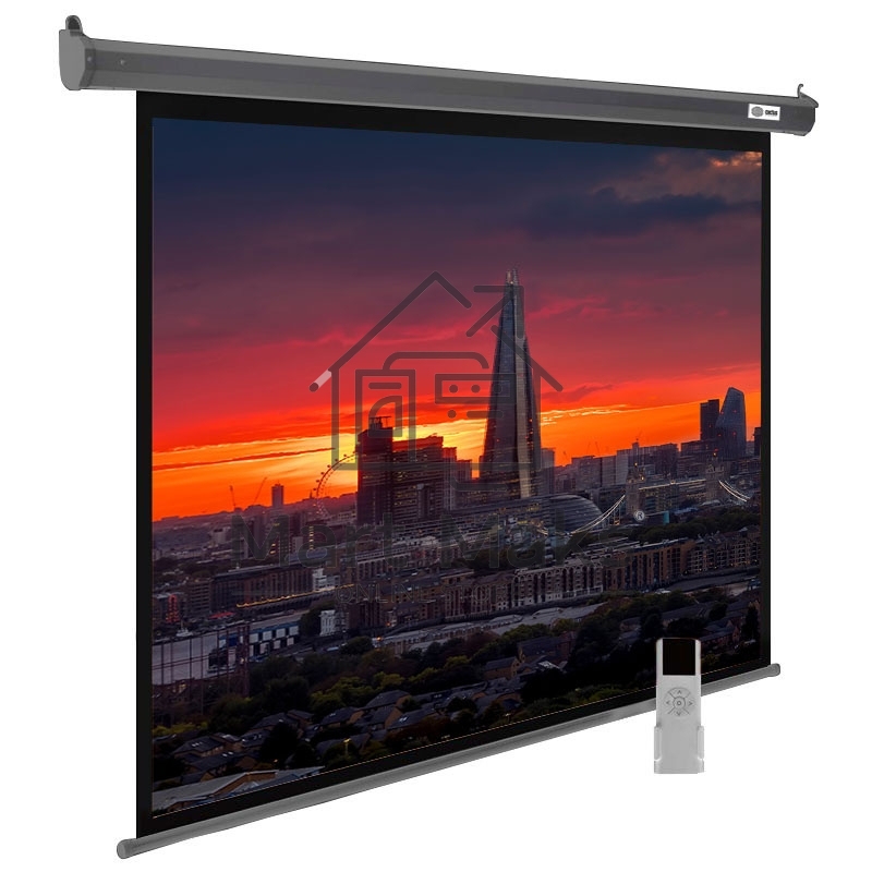 Экран Cactus 150x240см SIlverMotoExpert CS-PSSME-240X150-DG 16:10 настенно-потолочный рулонный тёмно-серый (моторизованный привод)
