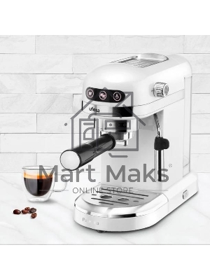 Кофеварка рожковая Ufesa PALERMO WHITE белый, исп. кофе - молотый, 1.5 л, 1350 Вт, 20 бар