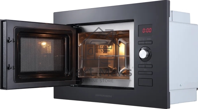 Встраиваемая микроволновая печь Kuppersberg HMW 625 B 20 л, High-Tech, 800 Вт, черный