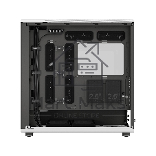 Компьютерный корпус без блока питания Fractal Design North XL TG Dark Tint, Full-Tower, 3x140мм, 2xUSB-A 3.2 + 1xUSB 3.2 Type-C E-ATX, ATX, mATX, mITX Wood panel, Chalk белый