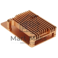 Корпус Qumo Aluminum case without fan, Raspberry Pi 4, gold(RS005)