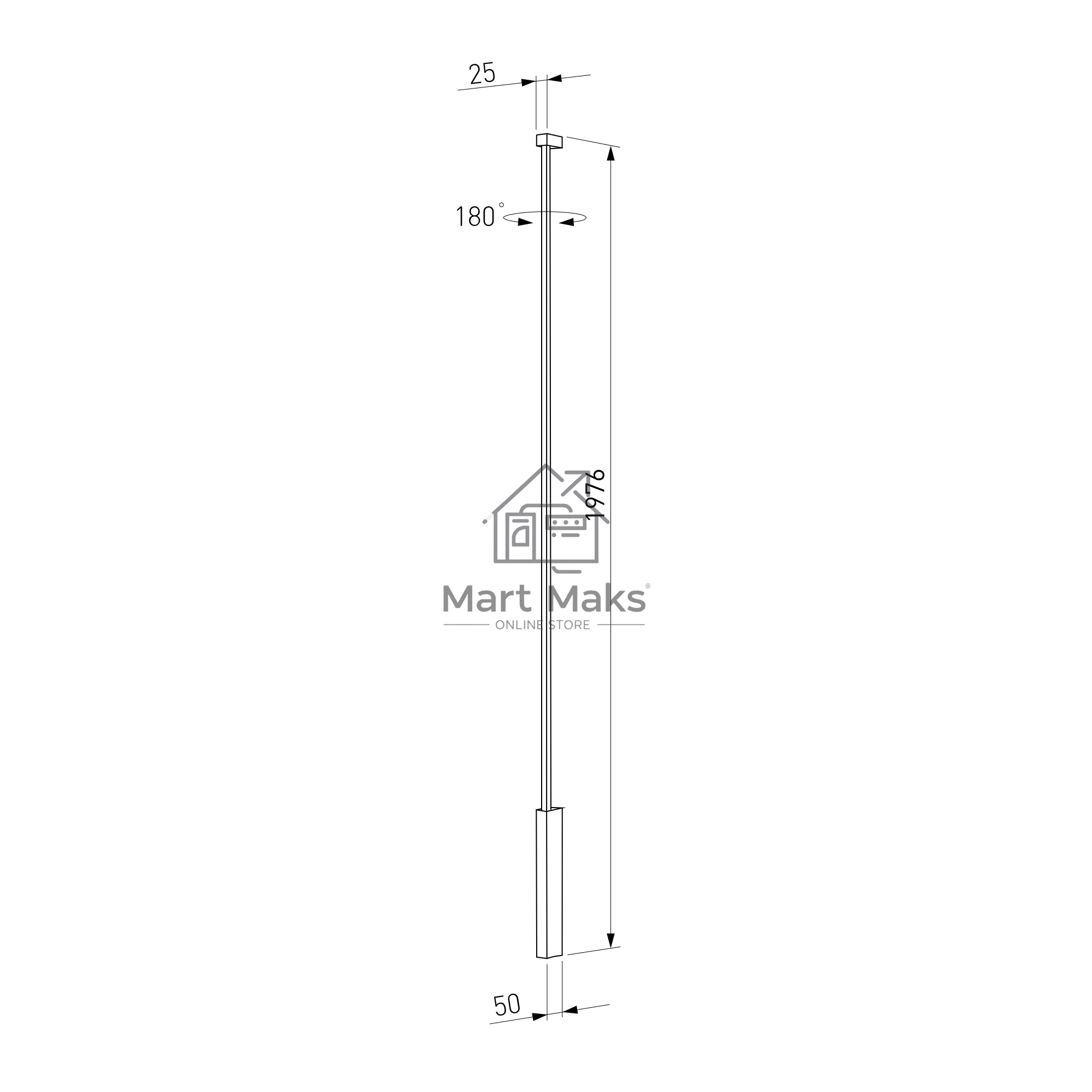 40134/LED / Светильник настенный светодиодный Alto LED латунь 3000K