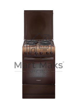 Плита электрическая Gefest 5140-01 0001 коричневый, конфорок 4 электрических, духовка 55 л, 50 см x 85 см x 58.5 см