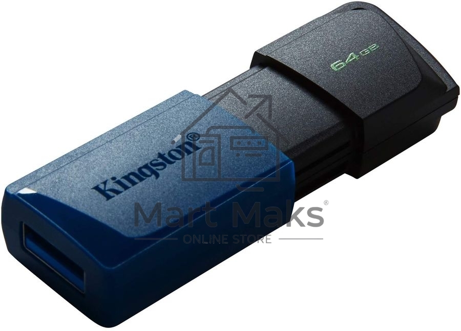 Флешка USB R/W R/W Kingston 64Gb DataTraveler Exodia M DTXM/64GB USB3.0 черный/синий