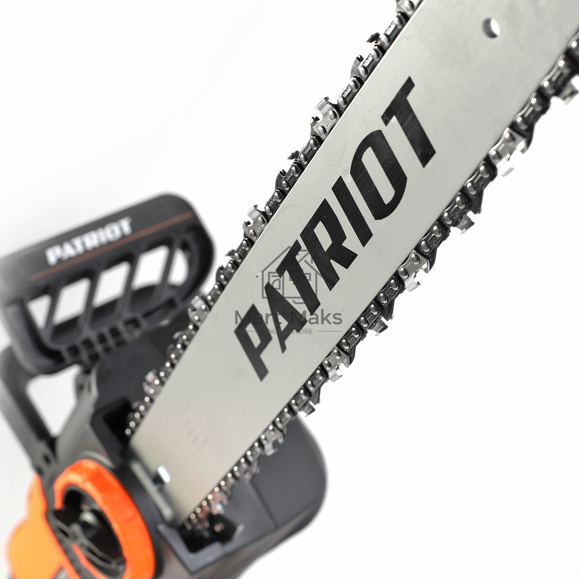 Пила цепная электрическая PATRIOT ES 2618, 2.5кВт,18' шина, продольный двигатель, плавный пуск, бесключевая натяжка цепи