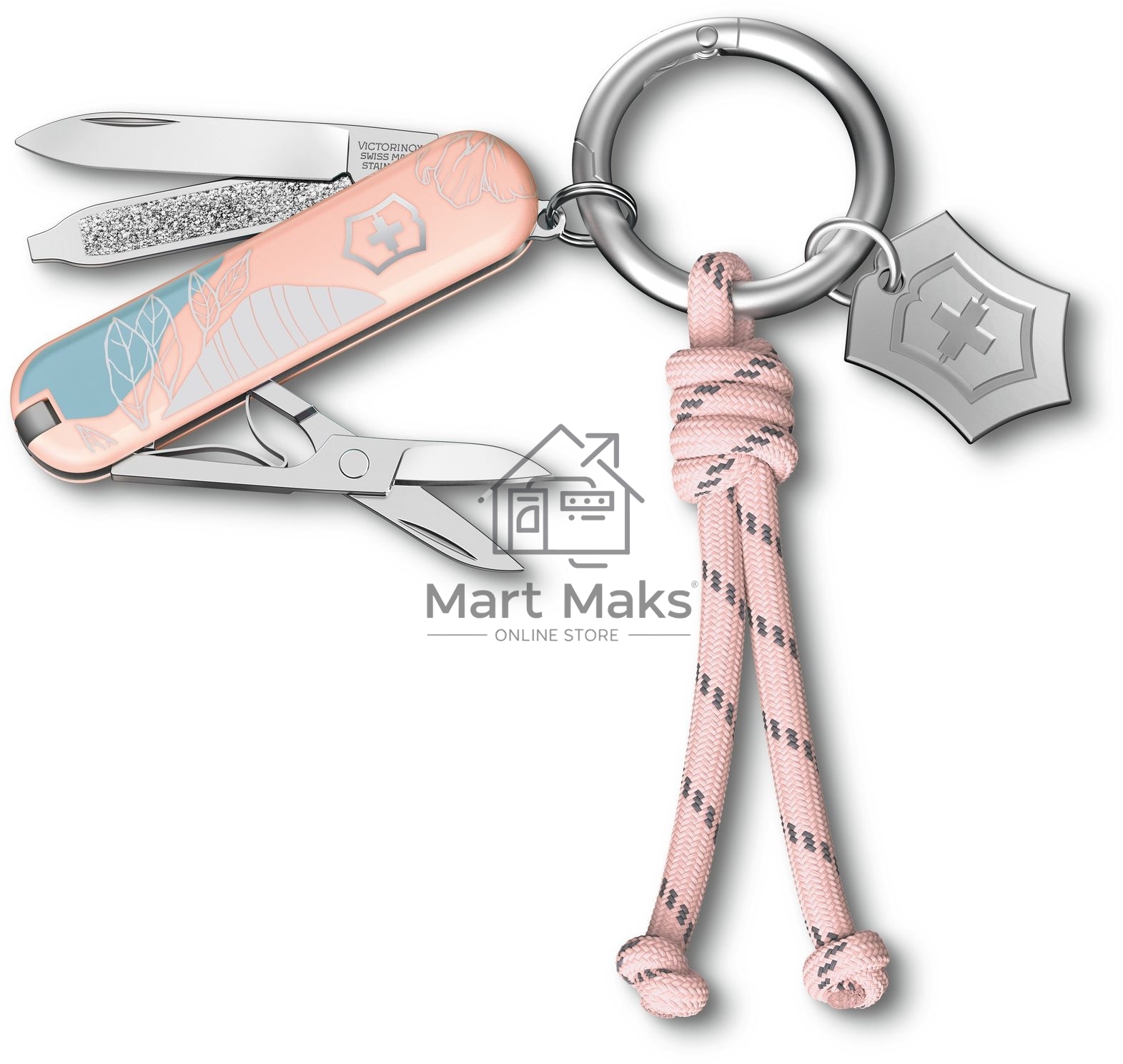 Нож перочинный Victorinox Classic SD Paris Style (0.6223.E221) 58мм 7 функций розовый подар.коробка