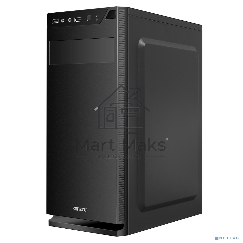 Компьютерный корпус Ginzzu A250 Window w/o PSU