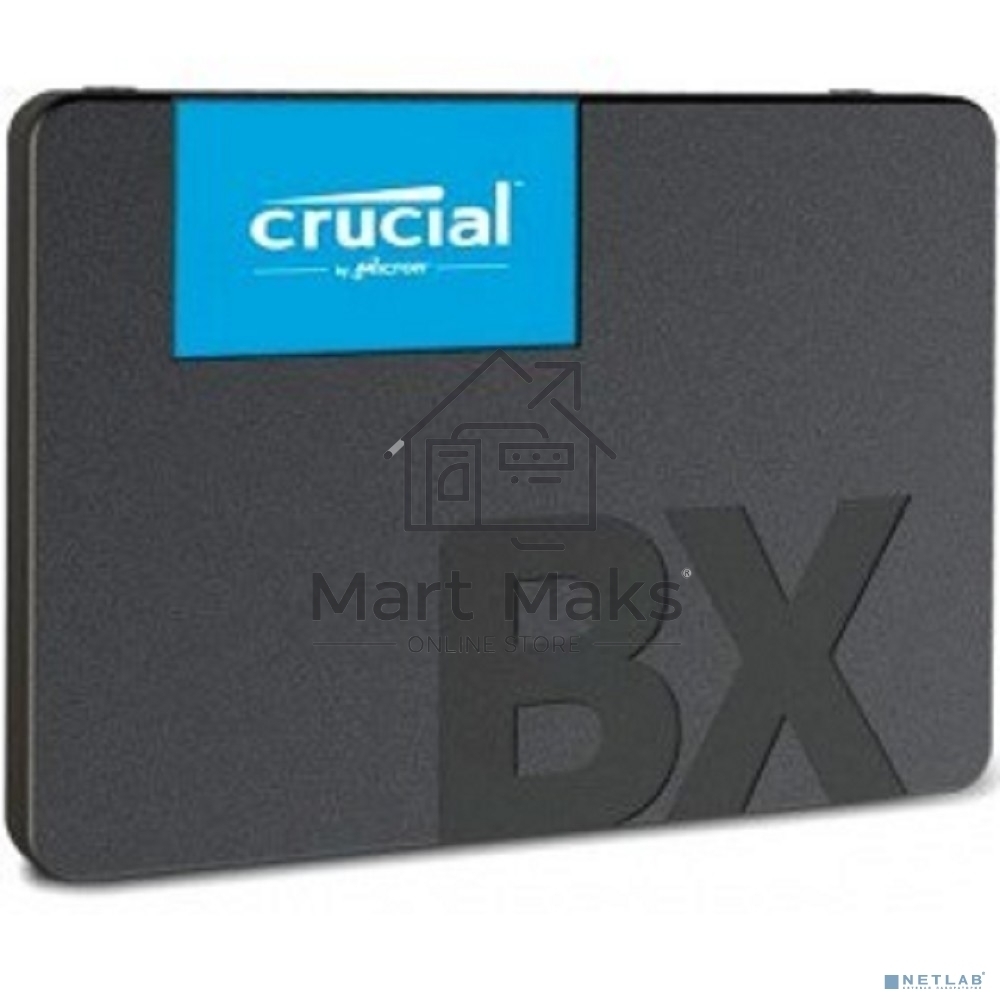 Накопитель SSD Crucial BX500, 2Tb, SATA III, 2.5