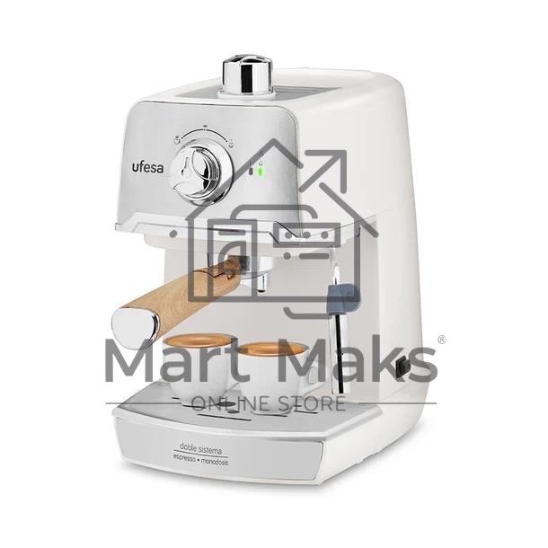 Кофеварка рожковая Ufesa CE7238 CREAM бежевый, исп. кофе - молотый, 1.2 л, 850 Вт, 20 Бар.