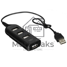 Разветвитель USB Rexant на 4 порта черный