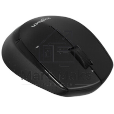 Мышь беспроводная Logitech M330 SILENT PLUS черный, 1000 dpi, радиоканал, USB, кнопки - 3