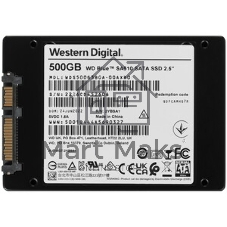 Накопитель SSD WD Blue SA510 WDS500G3B0A, 500GB, SATA III, 2.5