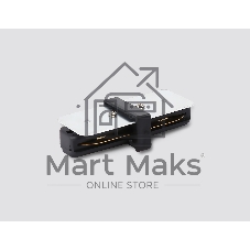 GL7160 BK черный матовый коннектор прямой для однофазного шинопровода Standard 220V NEW 79*35*20