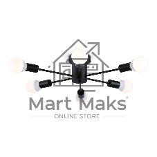 Светильник Ambrella light TR80402/6 BK черный E27/6 max 60W D780*150