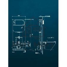 Комплект BAU 6 в 1: рамная инсталляция BAU NEO 45, унитаз подвесной безободковый вихревой со скрытым сливом Bau Stil Hurricane-5, сиденье дюропласт микролифт, кнопка смыва BAU Stil , белый глянец