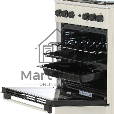 Плита газовая Gorenje GG5A21BEF бежевый, конфорок 4 газовых, духовка 70 л, 50 см x 85 см x 59.4 см