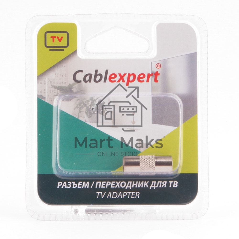 Переходник Cablexpert APL-TVMTVM-01, TV (папа) / TV (папа), блистер