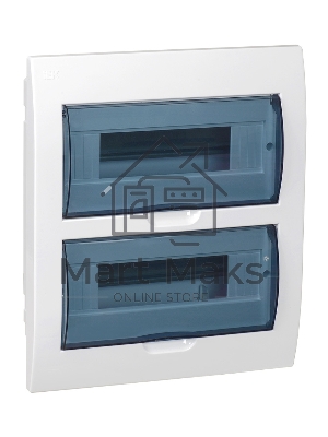 Бокс ЩРВ-П-24модуля встраиваемый пластик IP41 MKP12-V-24-40-10 IEK