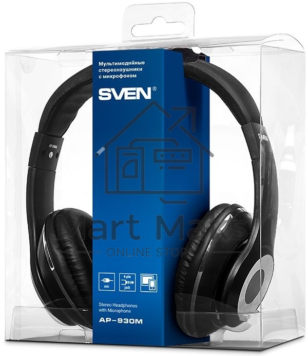 Наушники SVEN AP-930M черный 3 5 мм