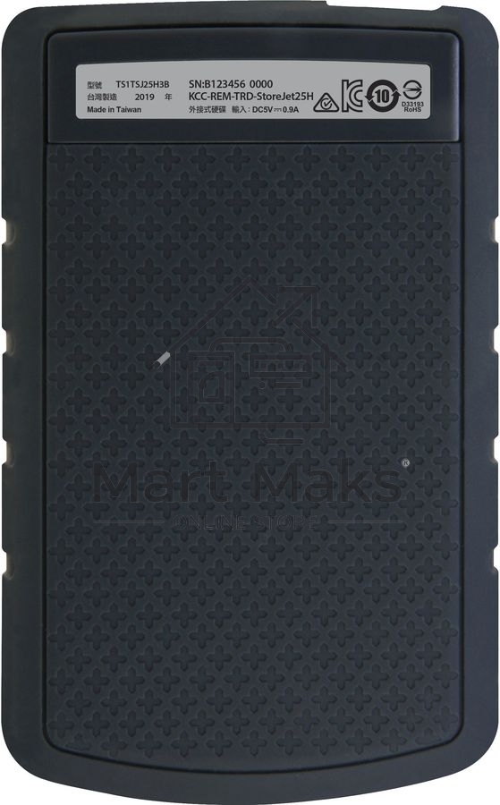 Внешний Жесткий диск Transcend USB 3.0 1Tb TS1TSJ25H3B 2.5