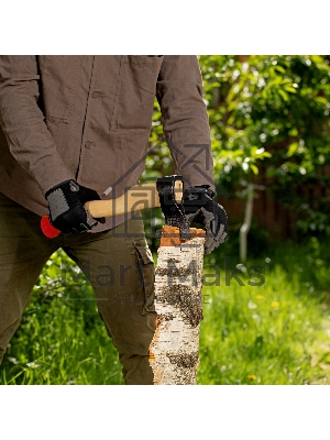 Топор Россия кованый в сборе Туристический, 630 900 гр, 400 мм 21666