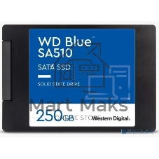Накопитель SSD WD Blue SA510 WDS250G3B0A, 250Gb, SATA III, 2.5