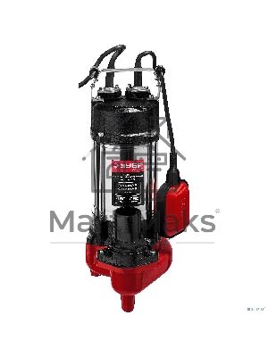 Насос ЗУБР НПФ-450 фекальный погружной 450Вт пропускная способность 250 л/мин напор 12м чугунн