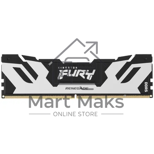 Оперативная память Kingston Fury Beast, DDR5, 16GB (1x16GB), 7600MHz, CL38, DIMM, с радиатором, черный