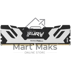 Оперативная память Kingston Fury Beast, DDR5, 16Gb (1x16Gb), 7600MHz, CL38, DIMM, с радиатором, черный