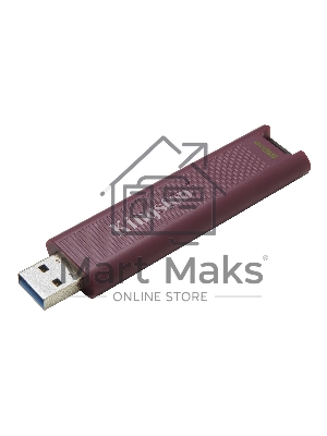 Флешка USB Kingston DataTraveler Max (DTMAXA/512Gb), 512Gb, USB 3.2 Gen 2, R/W 1000/900, бордовый